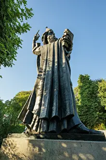 Creativity Prints: The statue of Gregory of Nin stands tall