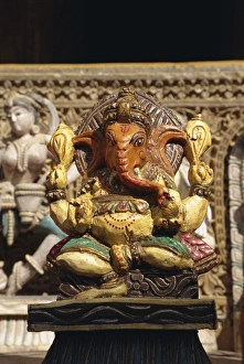Jaisalmer Prints: Statue of the Hindu god Ganesh