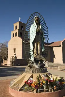 Our Lady Of Guadalupe Prints: Statue of Our Lady of Guadalupe, El Santuario de Guadalupe Church, built in 1781