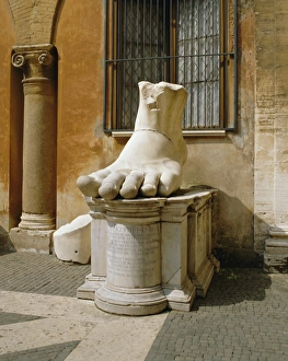 Capitol Hill Prints: Statue of large foot
