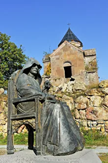 Outdoor Space Prints: Statue of Mkhitar Gosh, 1130-1213