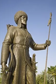 Statue, The monument to the Independence of Turkmenistan, Independence Park Berzengi