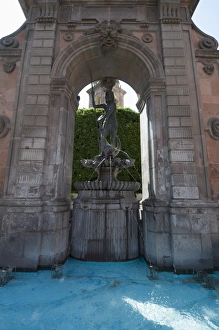 Statue of Neptune, Santiago de Queretaro (Queretaro), a UNESCO World Heritage Site Statue of Neptune, Santiago de Queretaro (Queretaro), a UNESCO World Heritage Site