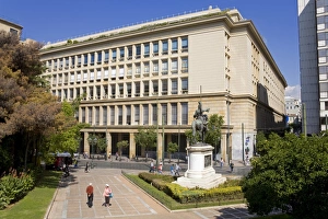 Traditionally Greek Gallery: Statue outside the National Historical Museum in Kolokotroni Square, Athens, Greece, Europe