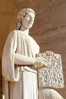 Ancient Rome Prints: Statue at Palazzo della Civilta Italiana (Palazzo della Civilta del Lavoro) (Square Colosseum)