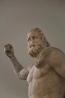 Statue of Poseidon, found in Milos, National Archaeological Museum, Athens