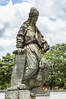 Stereotypically Brazilian Prints: Statue of the Prophet Daniel, Santuario de Bom Jesus de Matosinhos