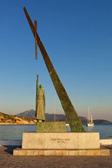 Human Likeness Gallery: Statue of Pythagoras (Greek philosopher and mathematician), Pythagorion, Samos, Aegean Islands
