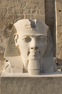 Ramesses Ii Prints: Statue of Ramesses II, Luxor Temple, Luxor, Thebes, UNESCO World Heritage Site