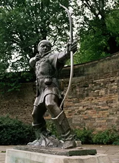 Preceding Collection: Statue of Robin Hood, Nottingham, Nottinghamshire, England, United Kingdom, Europe