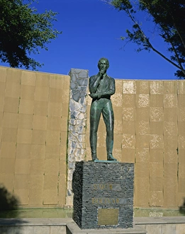 Statue of Simon Bolivar, liberator of much of South America, Garachico