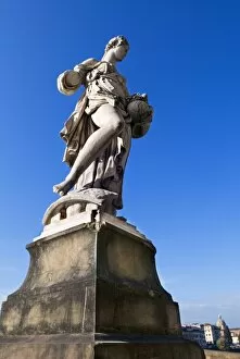 Statue of the Spring, Ponte Santa Trinita, Florence (Firenze), Tuscany, Italy, Europe