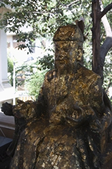 Sukhothai Traimit Prints: Statue at Sukhothai Traimit temple, Bangkok, Thailand, Southeast Asia, Asia