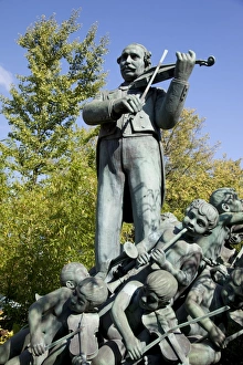 Tribute Prints: Statue, Tivoli Gardens, Copenhagen, Denmark, Scandinavia, Europe