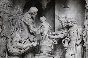 Images Dated 24th May 2009: Statues around the chancel, Notre Dame de Chartres Cathedral, UNESCO World Heritage Site