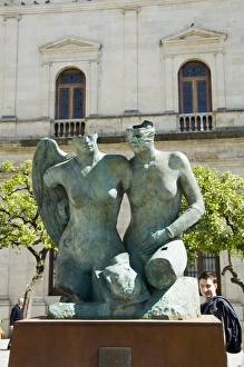 Nude Prints: Statues in Plaza San Francisco