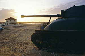 Weaponry Prints: Ste. Marie du Mont, Utah Beach, Basse Normandie (Normandy), France, Europe