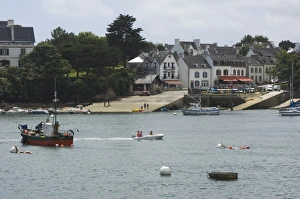 Images Dated 17th July 2007: Ste-Marine near Benodet, a popular sailing resort, Southern Finistere, Brittany