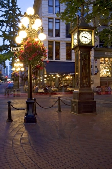 The Steam Clock, Water Street, Gastown, Vancouver, British Columbia, Canada