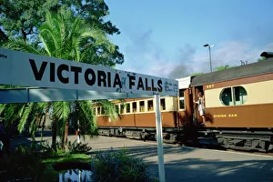 Carriage Prints: Steam Rail Safaris, Victoria Falls Station, Zimbabwe, Africa