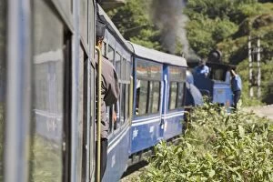 Steam train known as the Toy Train of the Darjeeling Himalayan Railway