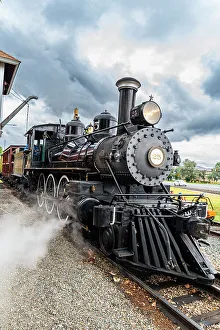 Locomotive Prints: Steam train in the Nevada State Railroad Museum