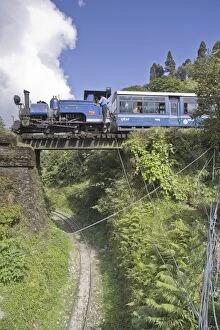 Steam train (Toy Train) of the Darjeeling Himalayan Railway, UNESCO World Heritage Site