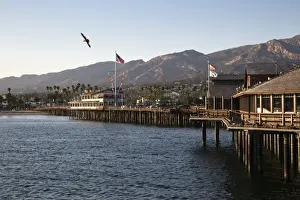 Santa Barbara Prints: Stearns Wharf, Santa Barbara, Santa Barbara County