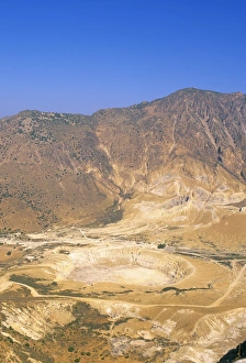 Nisiros Prints: Stefanos Crater and mountains