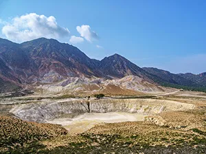 Crater Prints: Stefanos Volcano Crater, elevated view