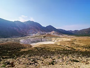 Crater Prints: Stefanos Volcano Crater, elevated view