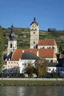 Austrian Culture Prints: Stein an der Donau, Krems, Wachau Valley, UNESCO World Heritage Site, Lower Austria