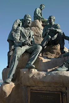 Monterey Prints: Steinbeck Statue, Cannery Row, Monterey