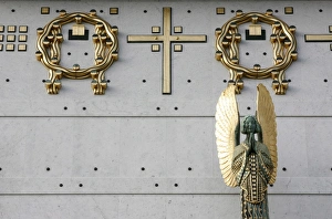 Images Dated 19th February 2007: Am Steinhof church angel designed by Othmar Schimtowitz, Vienna, Austria, Europe