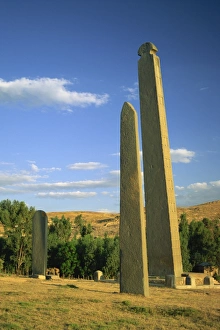 Images Dated 27th November 2007: Stelae Field, Axum, Ethiopia, Africa