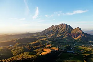 Remoteness Prints: Stellenbosch, Simonberg mountains, Western Cape, South Africa, Africa