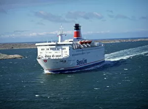 Ship Collection: A Stena Line ferry among outer islands