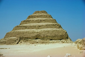 Saqqara Prints: The Step Pyramid at Saqqara, Egypt, North Africa
