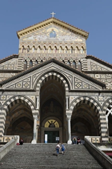 Amalfi Prints: Steps up to the Duomo Cattedrale Sant Andrea in Amalfi