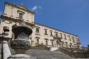 Noto Prints: Steps leading to San Francisco church