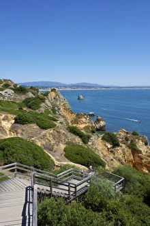 Lagos Prints: Steps to Praia da Camilo, Lagos, Algarve, Portugal, Europe