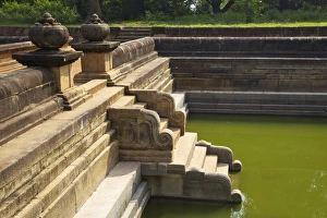 Anuradhapura Prints: Steps of the Twin Ponds (Kuttam Pokuna)
