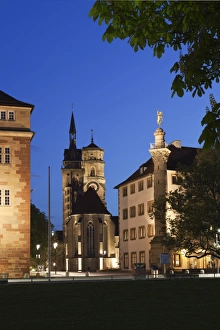 Lutheran Prints: Stiftskirche church and Altes Schloss castle