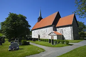 Lutheran Prints: Stiklestad Church, near the scene of the famous Battle of Stiklestad