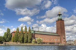 Stockholm Prints: Stockholm City Hall, Stockholm, Sweden, Scandinavia, Europe