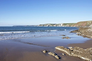 Stoke Point and Beacon Point from Bigbury on Sea, Bigbury on Sea, Devon