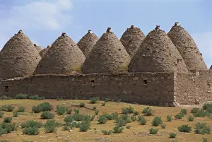 Bee Hive Prints: Stone built beehive houses now used as cattle byres and granaries