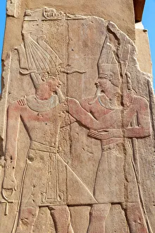 Hieroglyph Prints: Stone Carvings at Karnak Temple