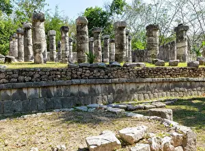 World Heritage Prints: Stone columns Temple of the Warriors (Templo de los Guerreros)