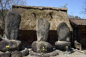 Ogimachi Prints: Stone monuments